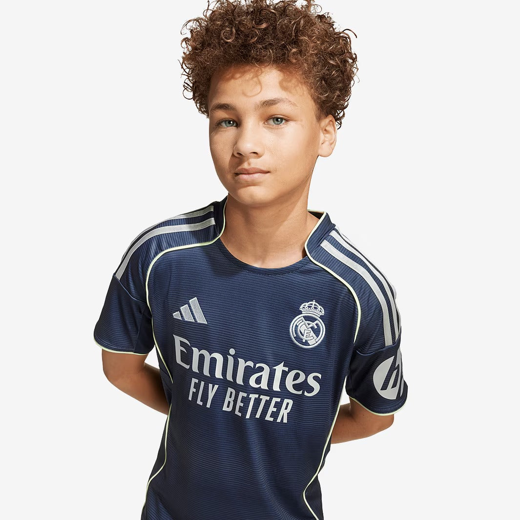 Kit Infantil Real Madrid Away 25/26 -Azul Escuro