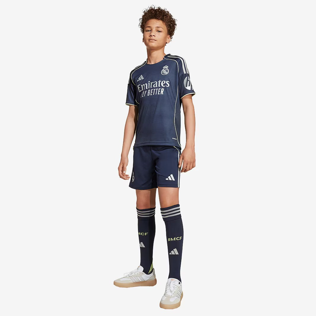Kit Infantil Real Madrid Away 25/26 -Azul Escuro
