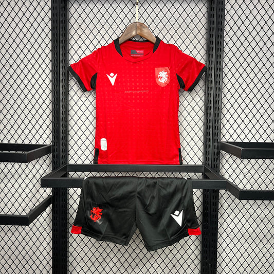 Kit Infantil Georgia Away 24/25 Macron -Vermelho