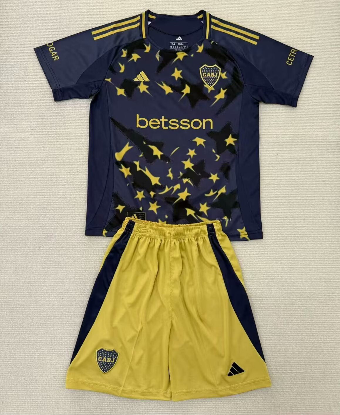 Kit Infantil Boca JRS Third 25/26 - Azul Escuro