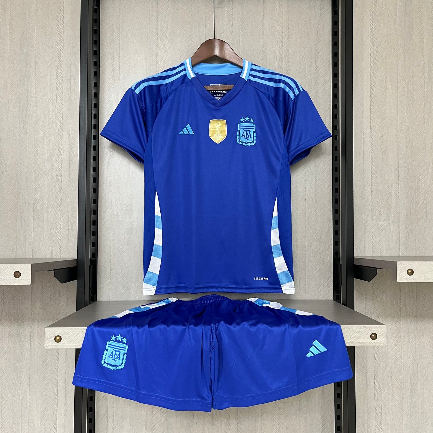 Kit Infantil Argentina Away 24/25 -Azul Escuro