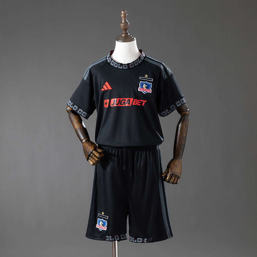 Kit Infantil Colo Colo Away 26/27 - Preta