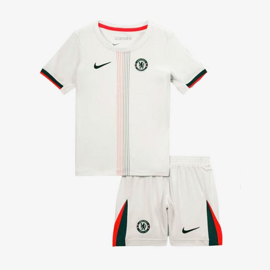 Kit Infantil Chelsea Away 25/26 -Branco