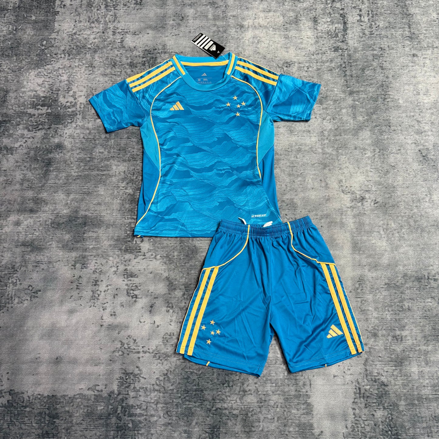 Kit Infantil Cruzeiro Third 25/26 . - Azul