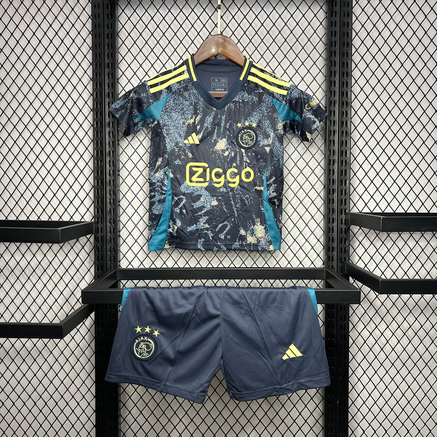 Kit Infantil Ajax Away 24/25 -Azul Escuro