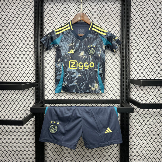 Kit Infantil Ajax Away 24/25 -Azul Escuro