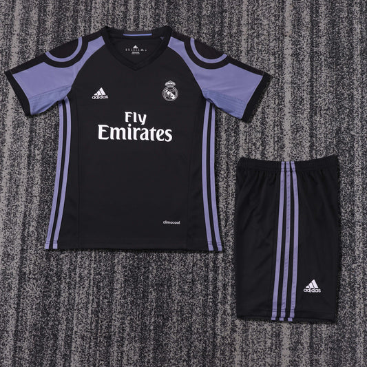 Kit Infantil Real Madrid Awa 16/17 - Preto
