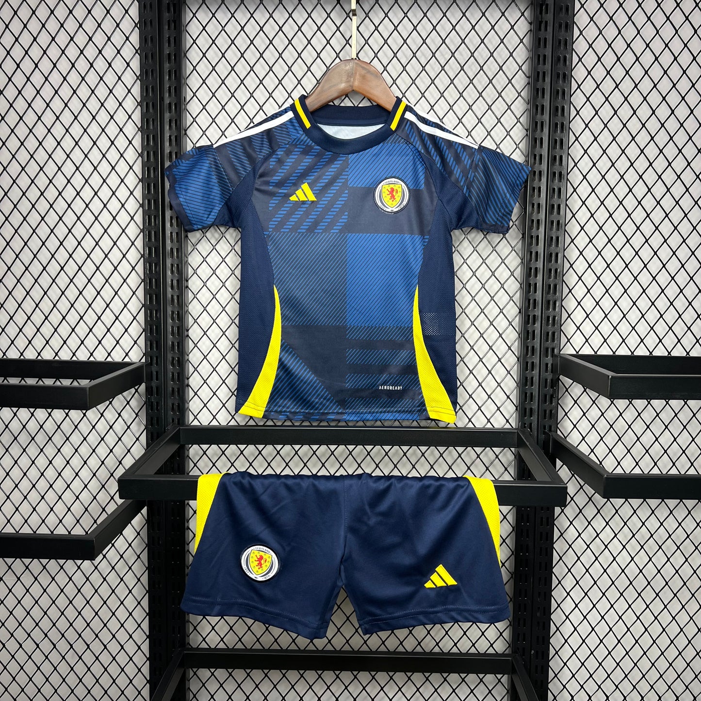 Kit Infantil Escocia Home 24/25 -Azul