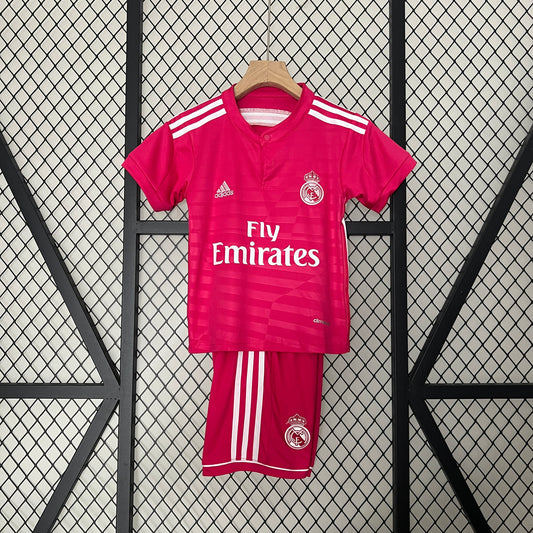 Kit Infantil Real Madrid Home Away 14/15 - Rosa