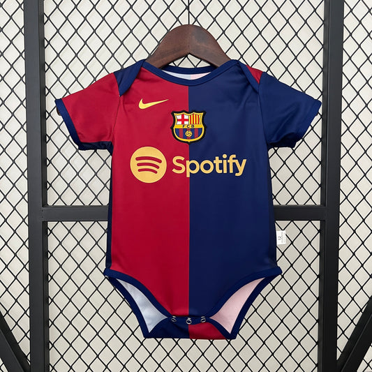 Body Bebê Infantil Barcelona Home 24/25 -Grená