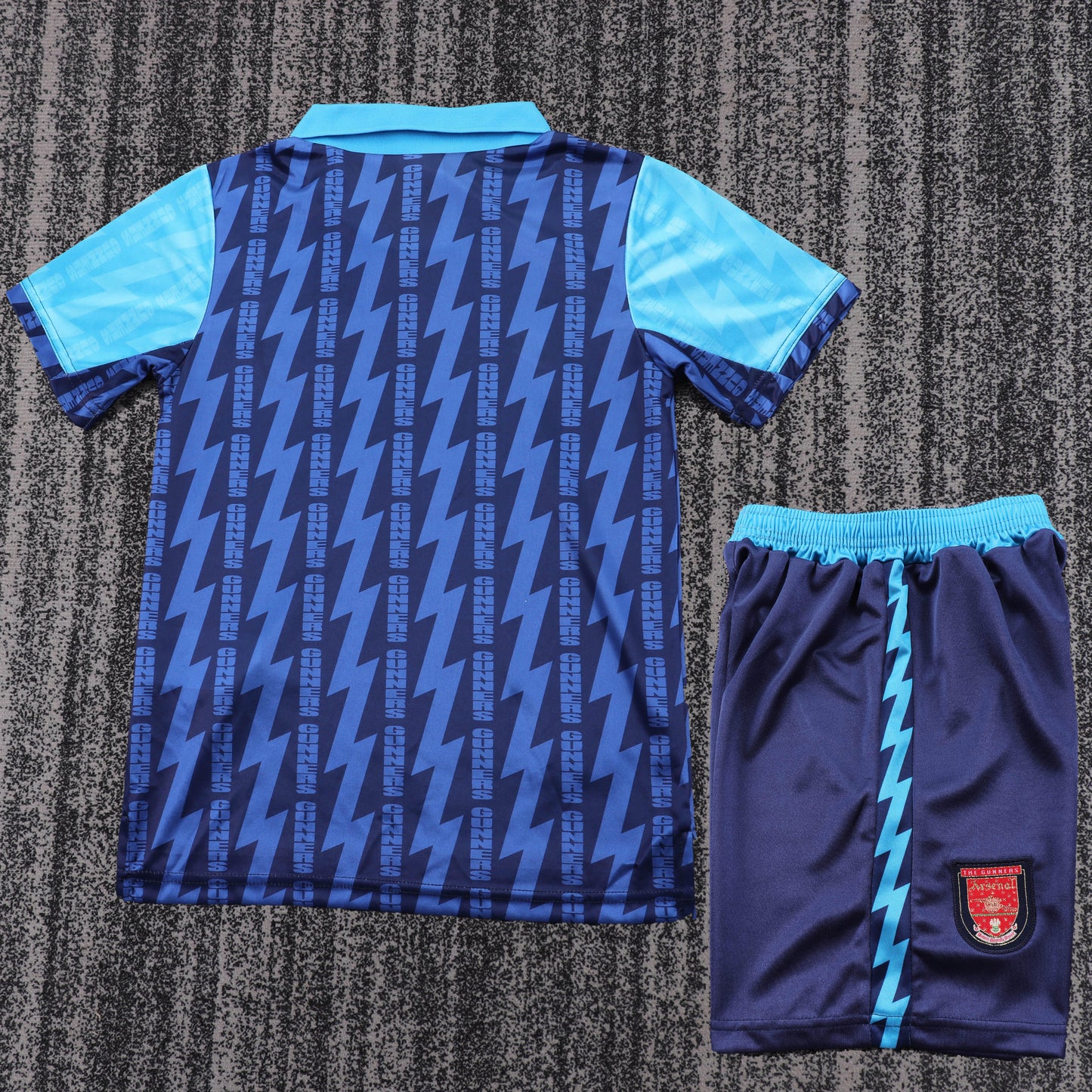 Kit Infantil Arsenal Away Retrô 94/95 - Azul