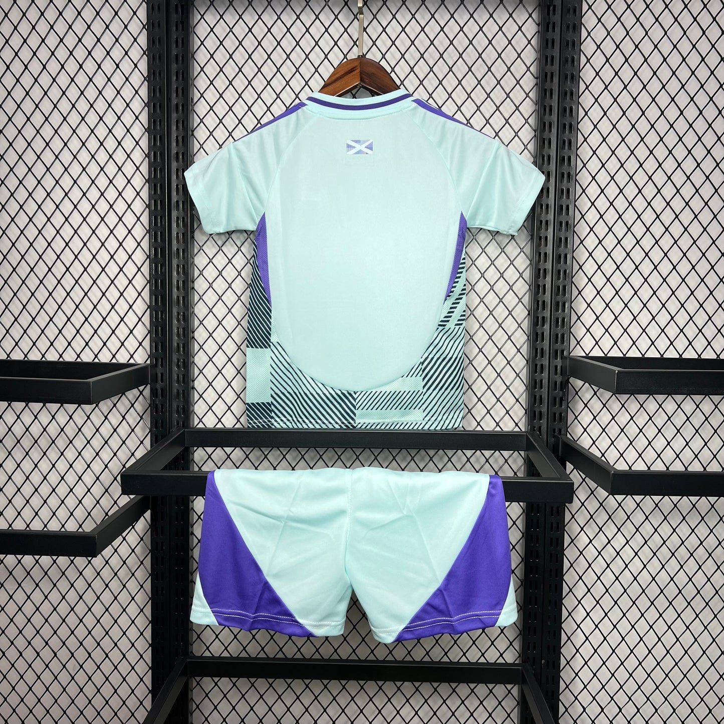 Kit Infantil Escocia Away 24/25 -Verde Claro
