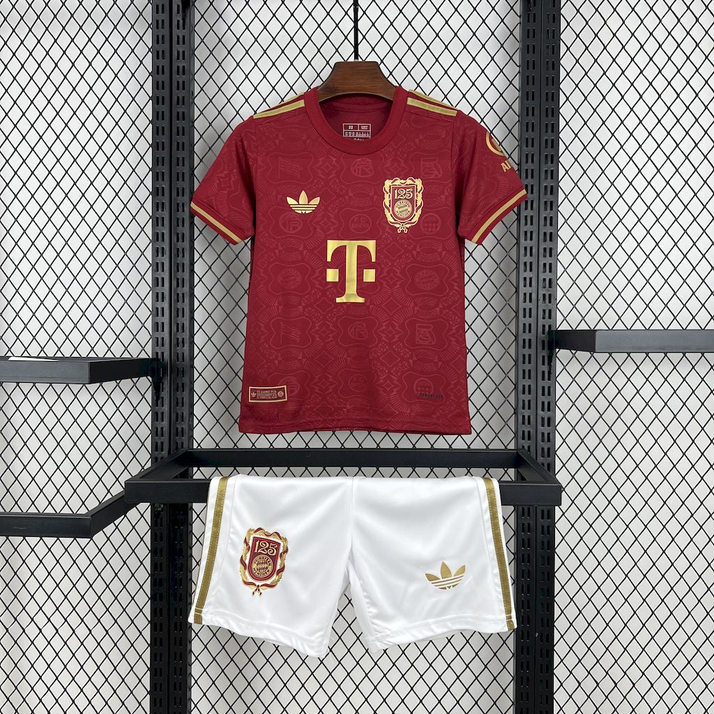 Kit Infantil Bayern München Edição Especial 24/25 - Vinho