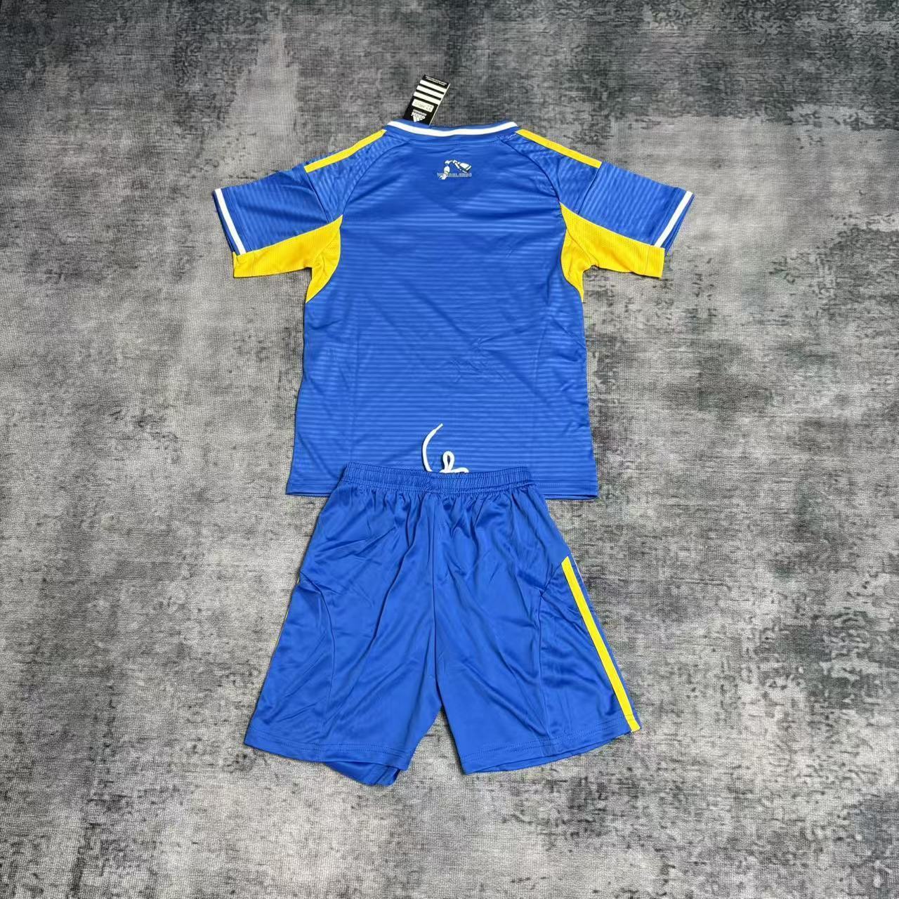 Kit Infantil Leeds United Away 25/26 - Azul