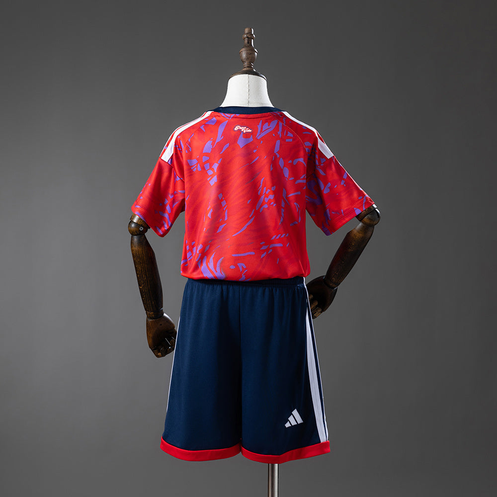 Kit Infantil Costa Rica Home 26/27 - Vermelho