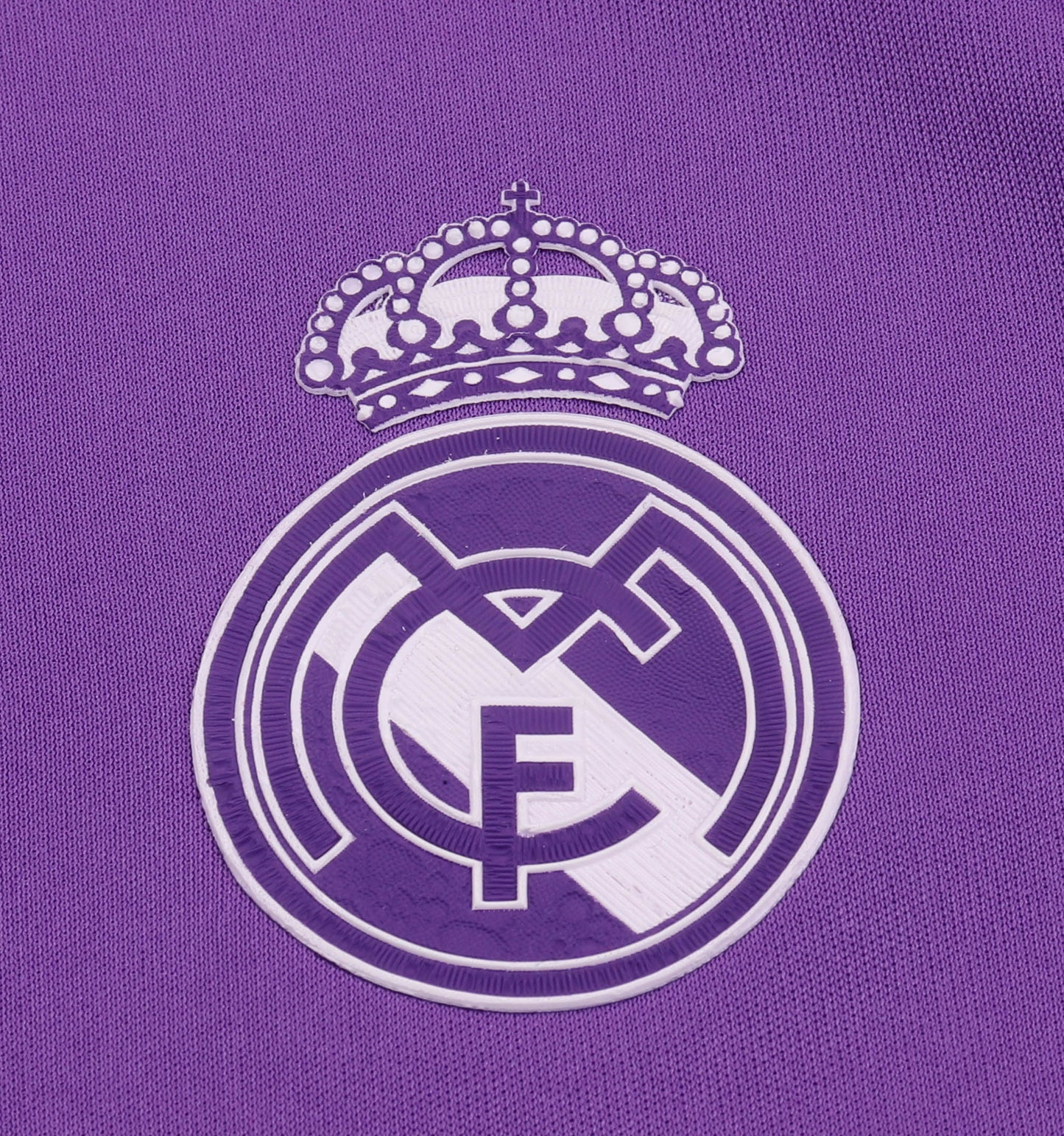 Kit Infantil Real Madrid Third Retrô 16/17 Manga Longa - Roxo