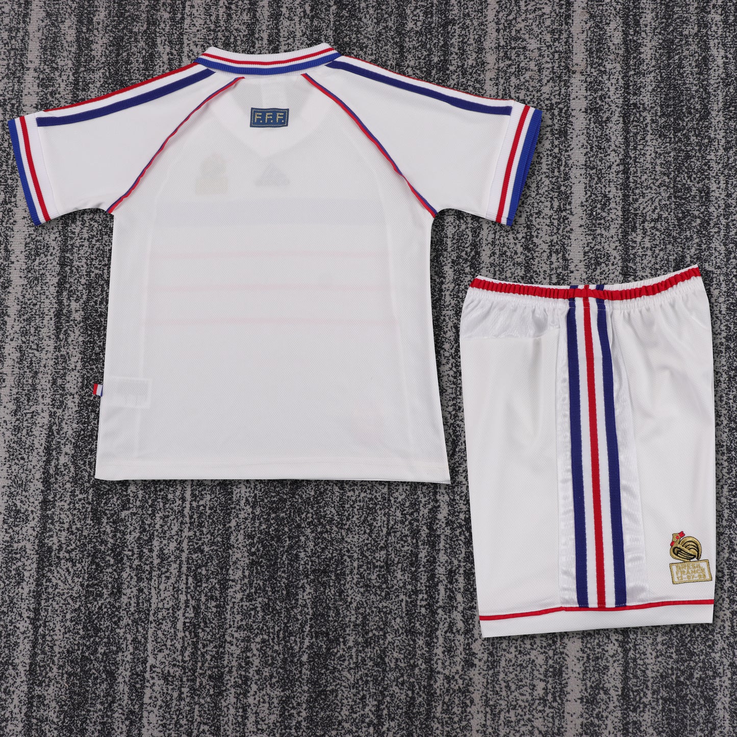 Kit Infantil França Away Retro 1998 - Branca