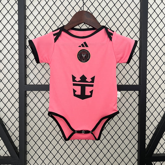 Body Bebê Infantil Inter Miami Home 24/25 -Rosa