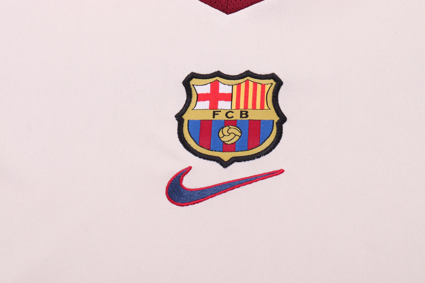 Kit Infantil Barcelona Retrô Away 98/99 - Bege
