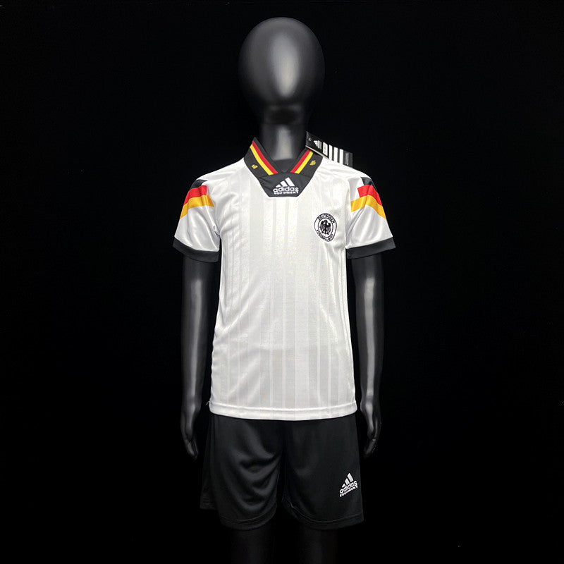 Kit Infantil Alemanha Home Retro 1992 -Branco