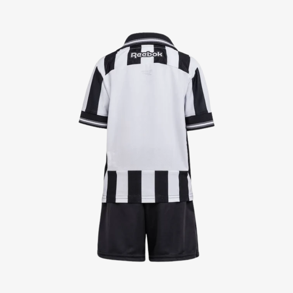 Kit Infantil Botafogo Home 25/26 Reebok - Preta e Branca