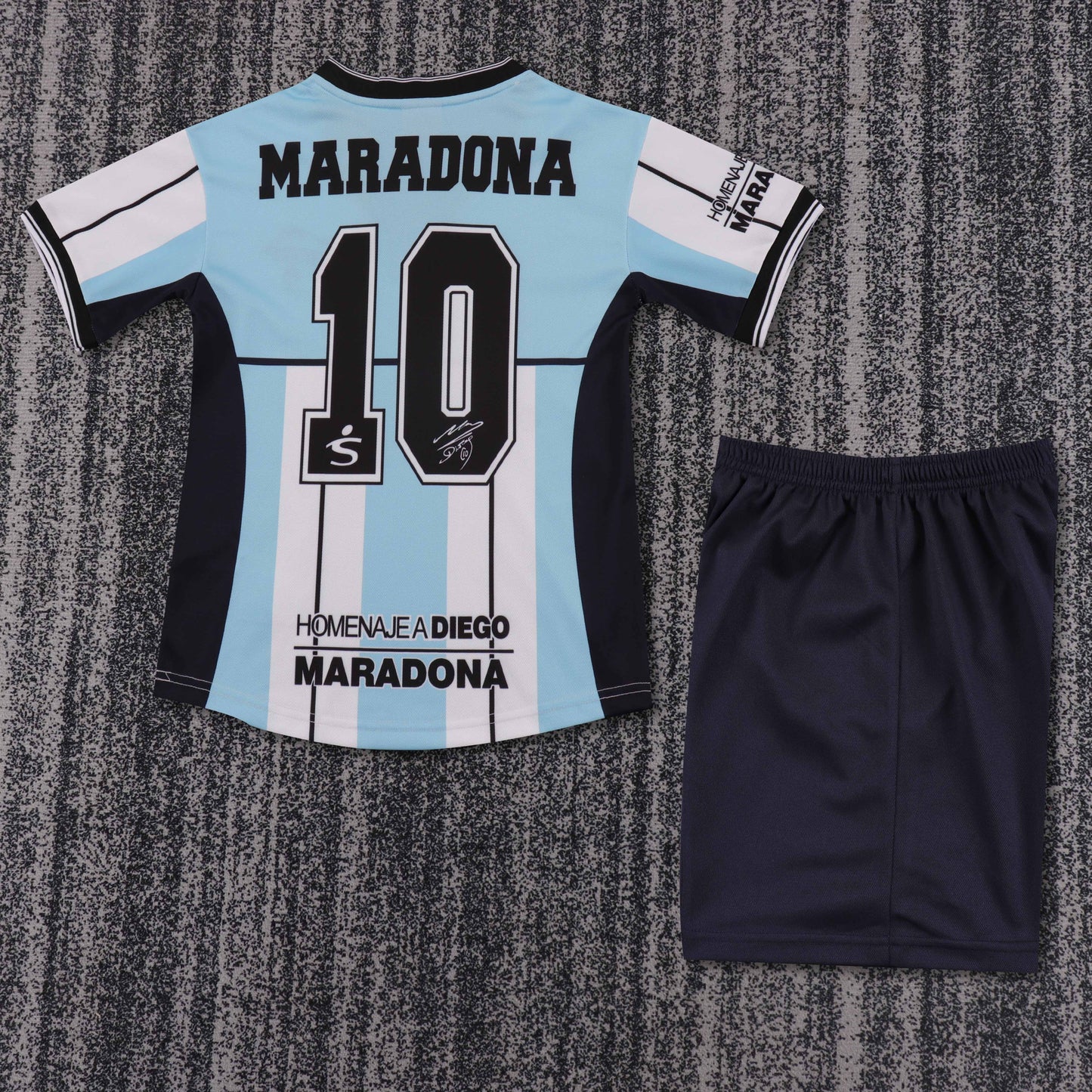 Kit Infantil Argentina Retro Edição Especial 2001 Fila -Azul Claro