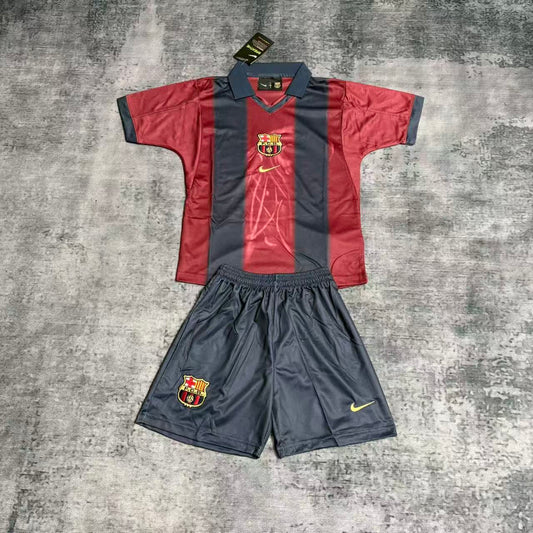 Kit Infantil Barcelona x Travis Scott Ediçao Especial 25/26 - Grená