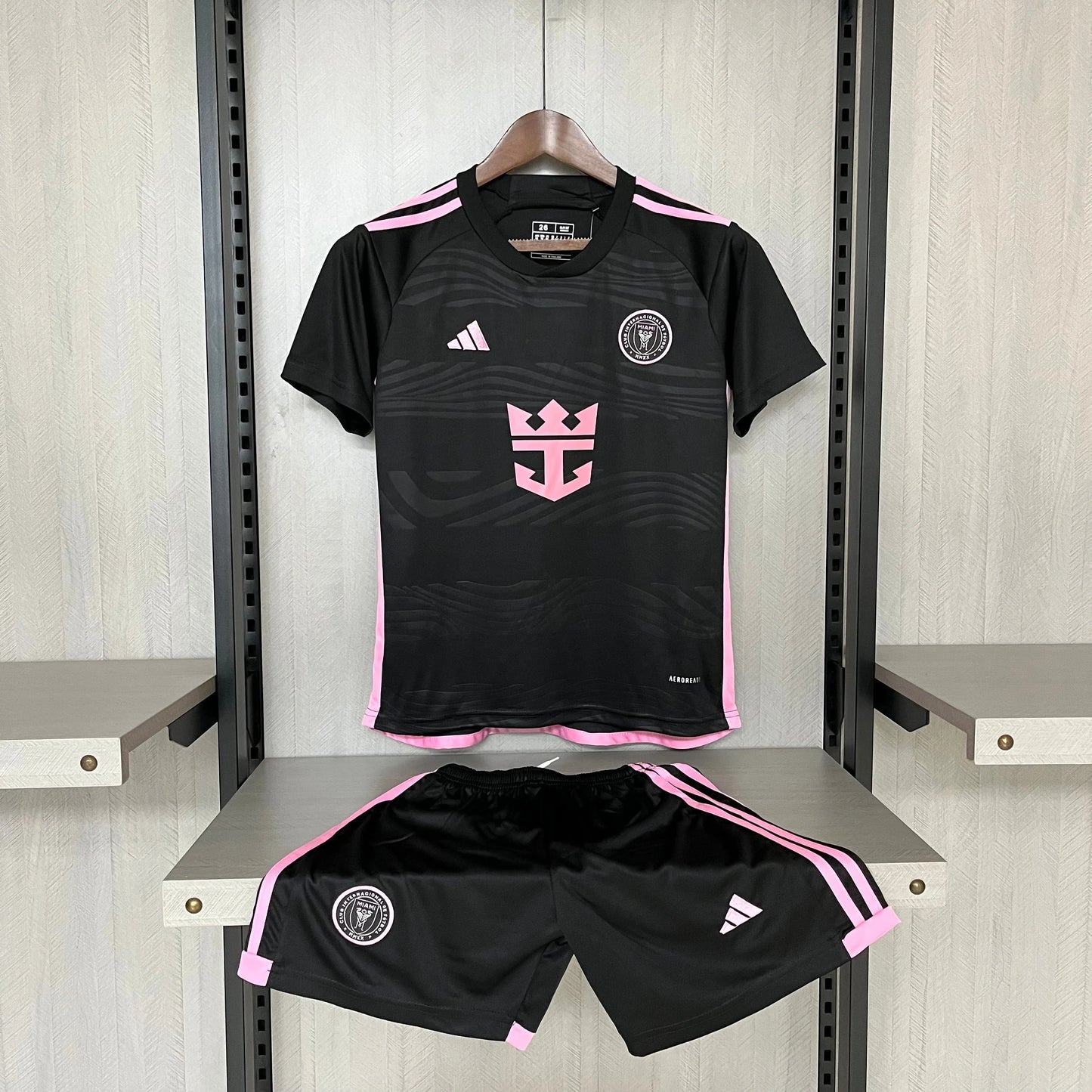 Kit Infantil Inter Miami Away 24/25 -Preto