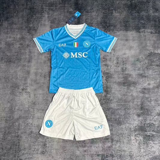 Kit Infantil Napoli Home 25/26 . EA7 - Azul