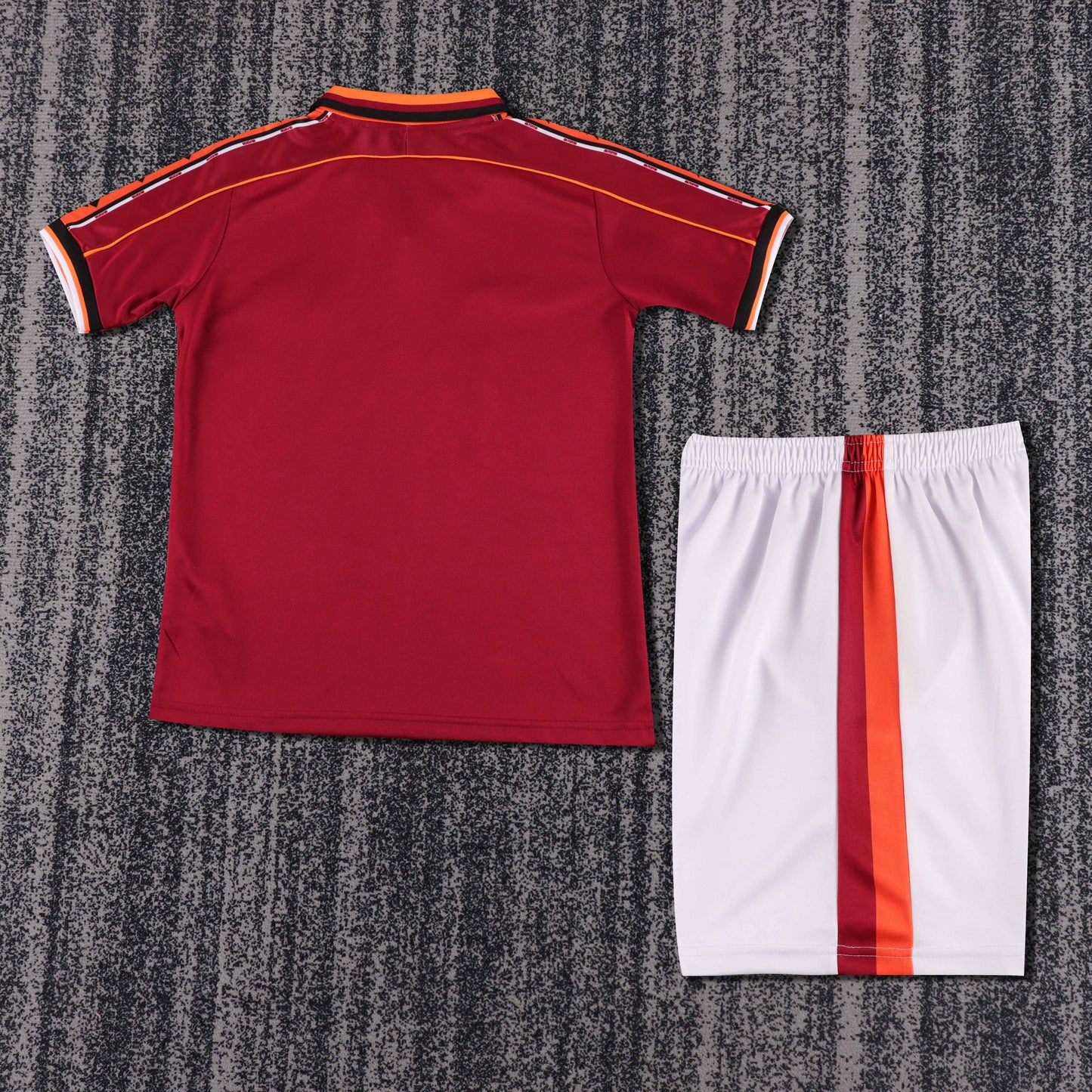 Kit Infantil Roma Home Retrô 99/00 Diadora - Vermelho Vinho