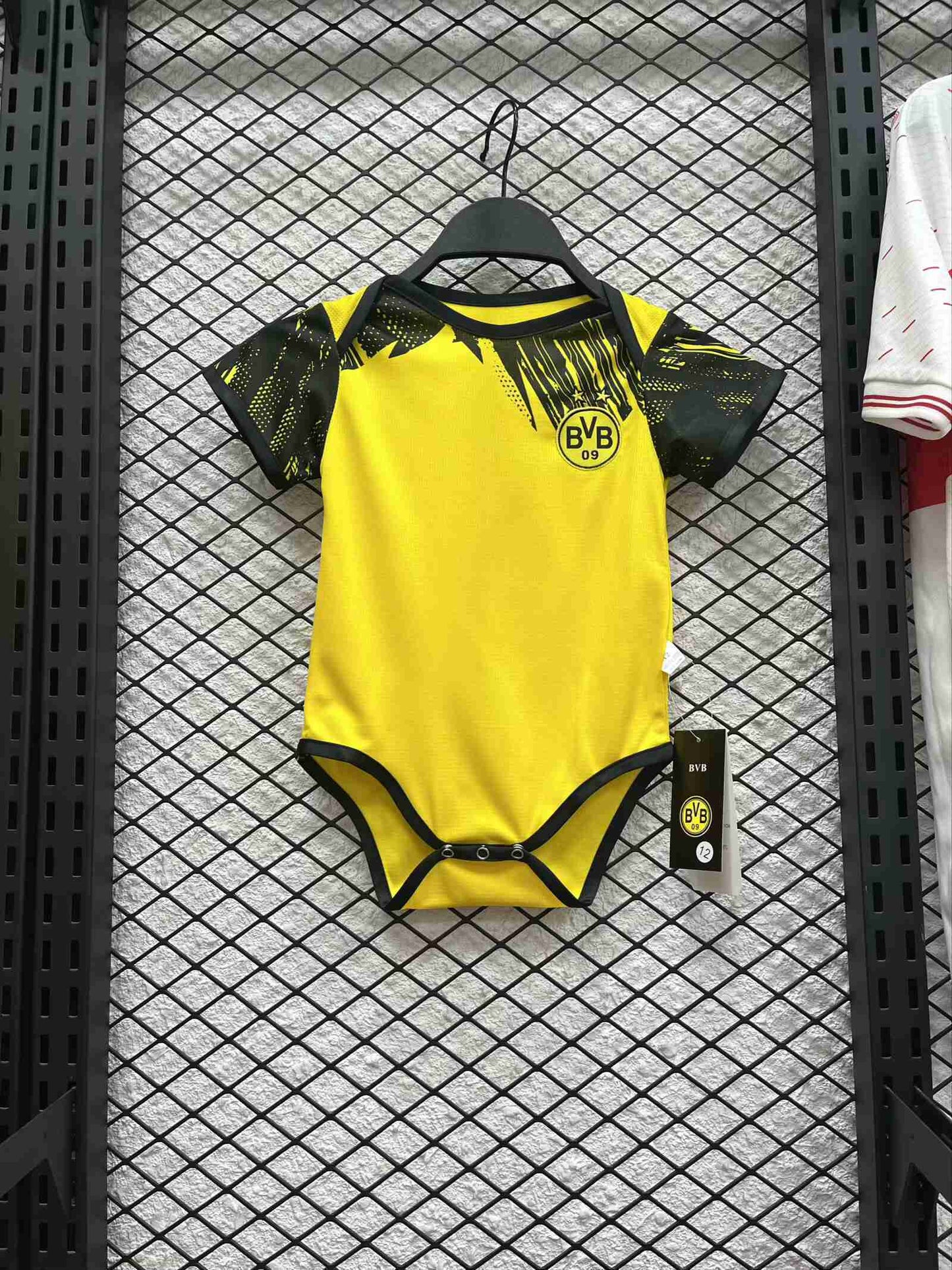Body Bebê Infantil Borussia Dortmund Home 25/26  - Amarelo