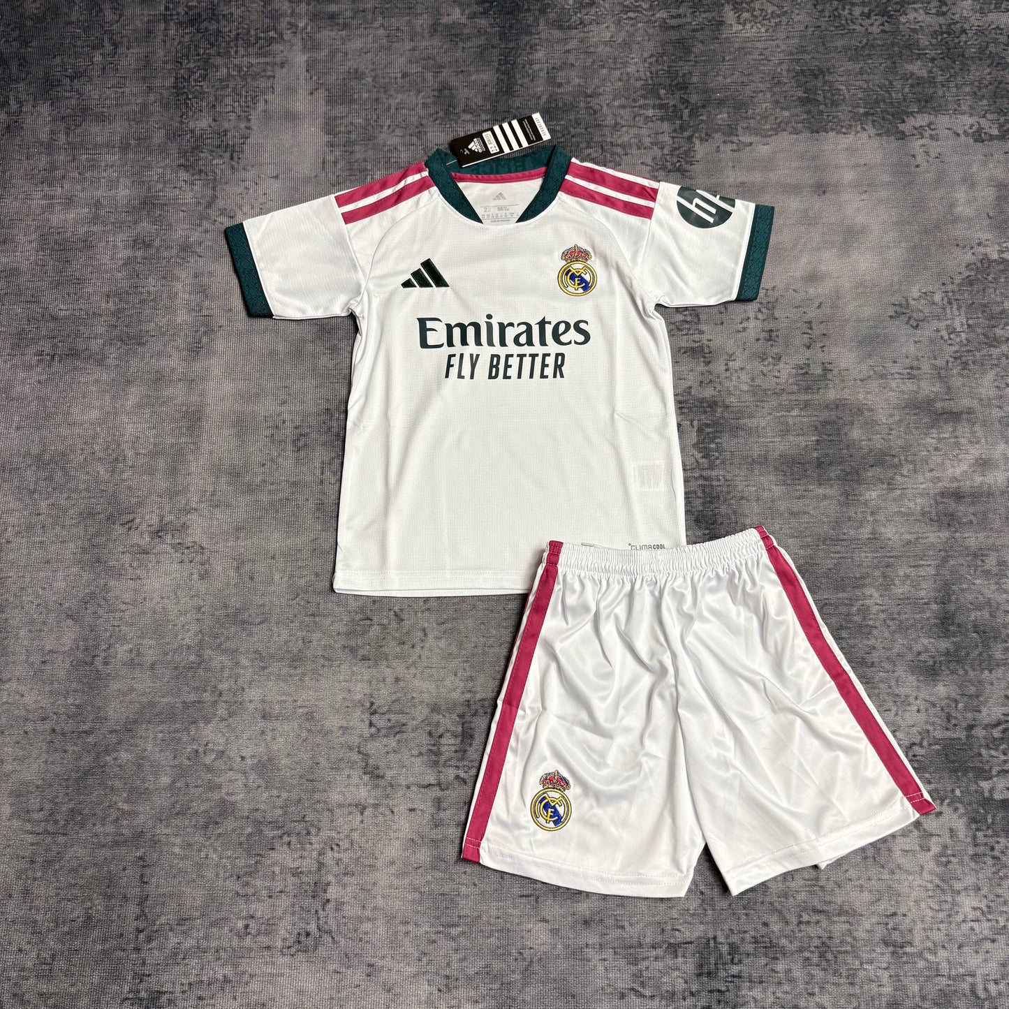 Kit Infantil Real Madrid Home 26/27 -Branca