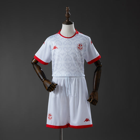 Kit Infantil Tunisia Away 26/27 - Branco