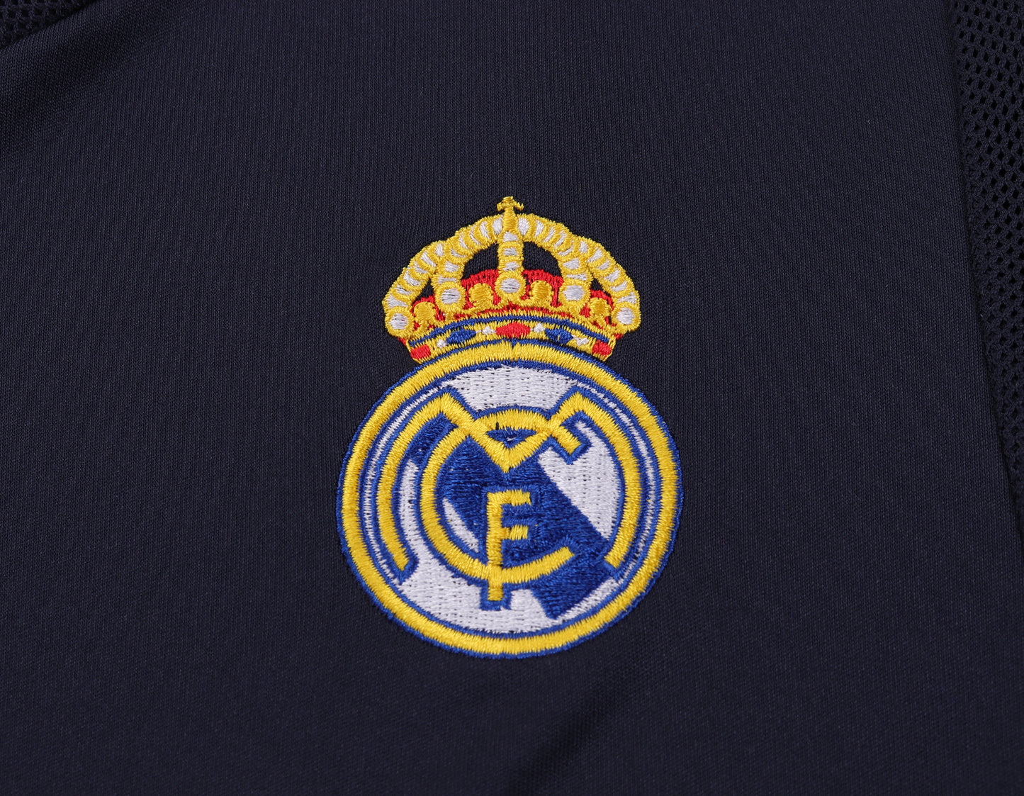 Kit Infantil Real Madrid Away Retrô 02/03 - Preto