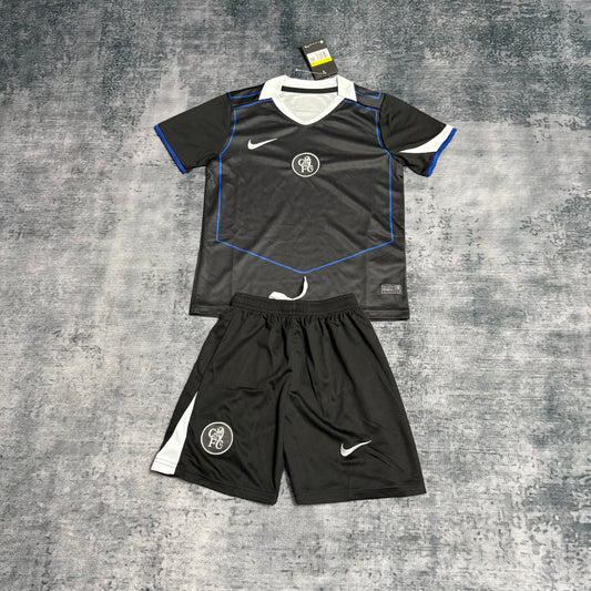 Kit Infantil Chelsea Third 25/26 - Preto