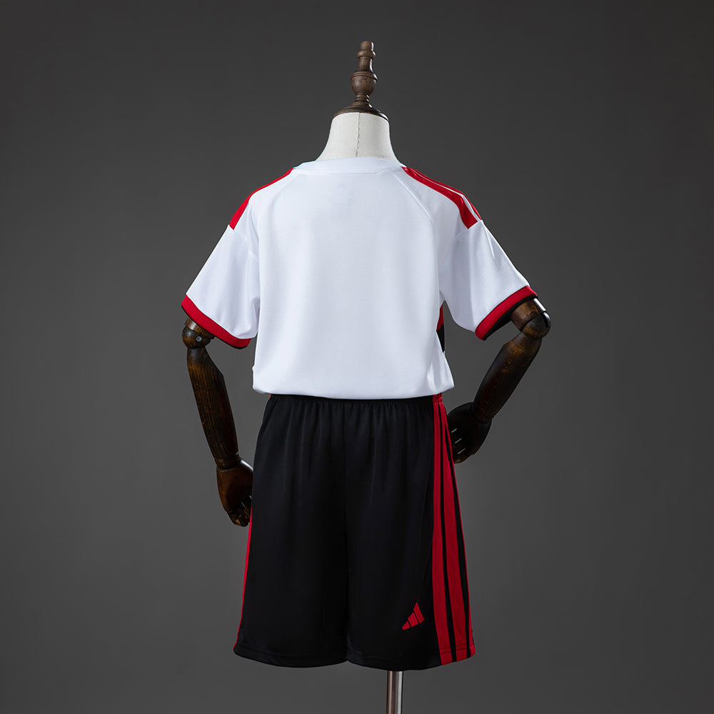 Kit Família Flamengo: Camisa Infantil + Camisa Mãe - Branca