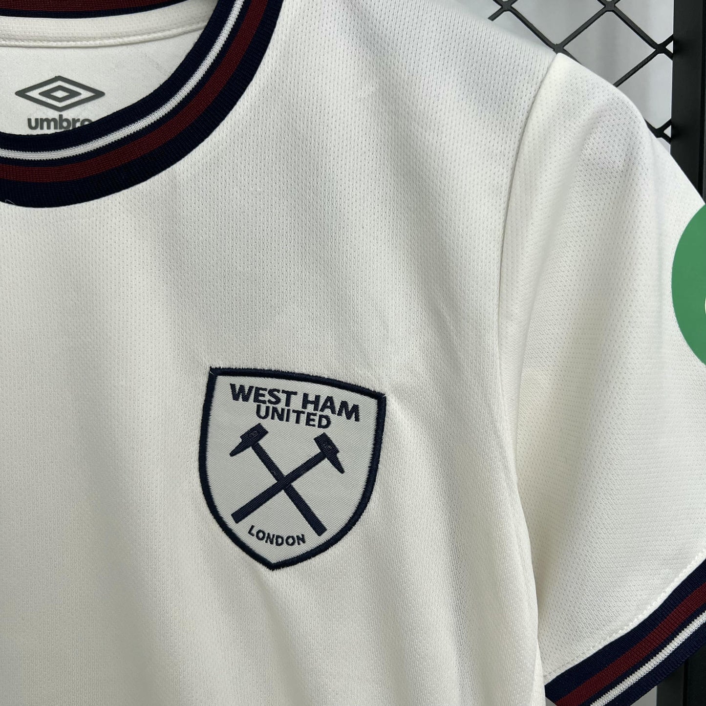 Kit Infantil West Ham Away 25/26 . - Branco