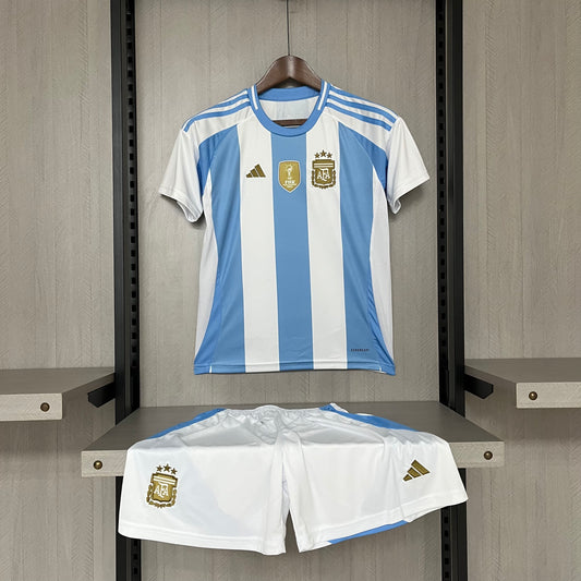 Kit Infantil Argentina Home 24/25 -Azul e Branca