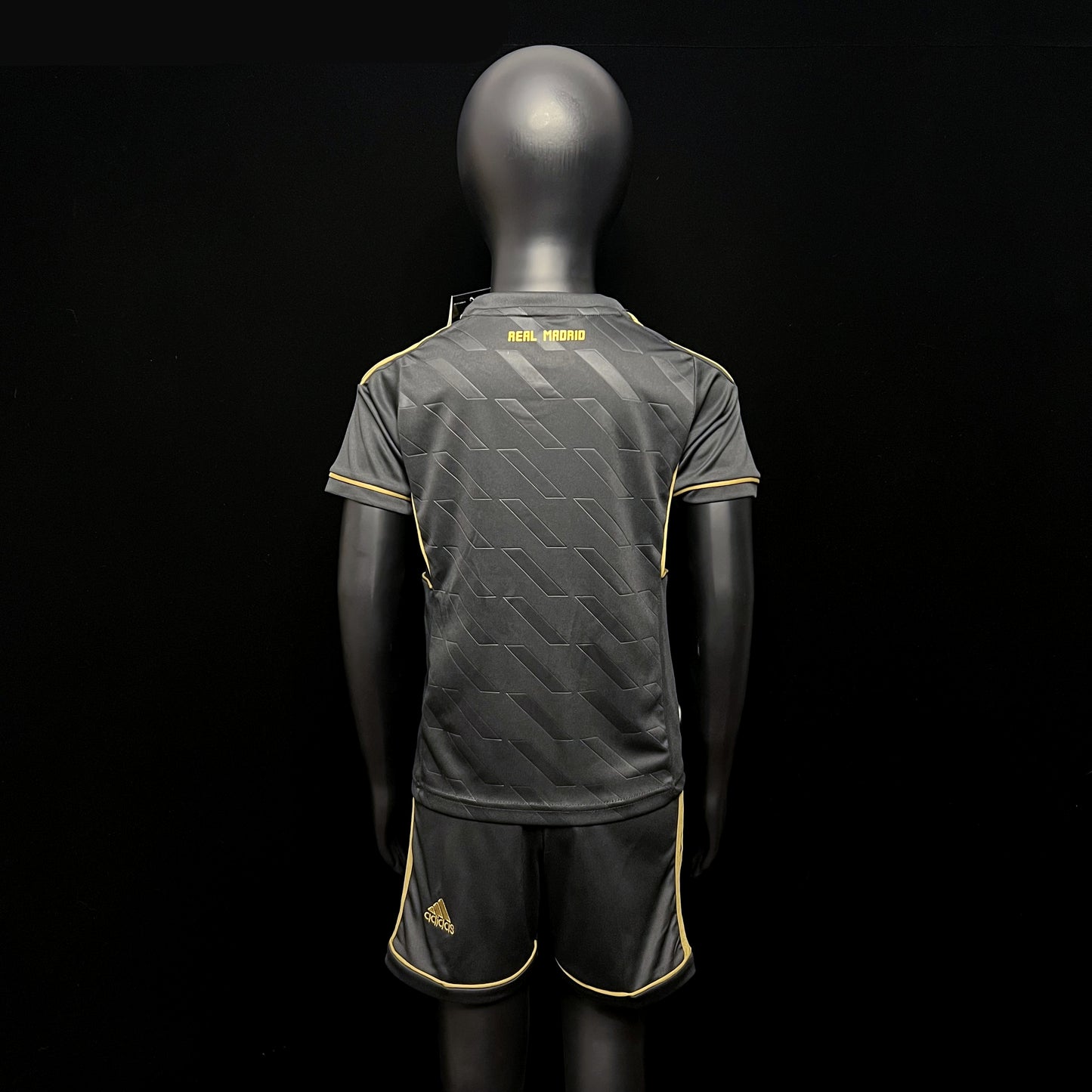 Kit Infantil Real Madrid Away Retrô 11/12 - Preto