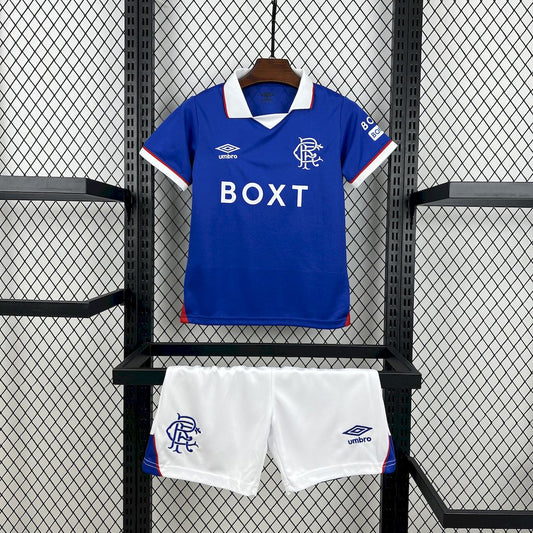 Kit Infantil Rangers Home 25/26 . - Azul