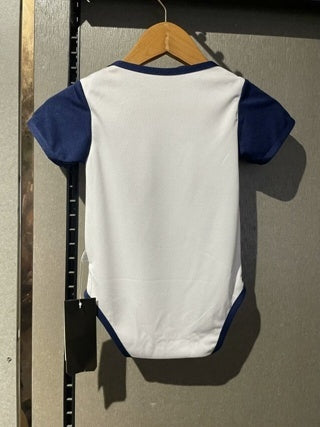Body Bebê Infantil Tottenham Home 24/25  -  Branco e Azul