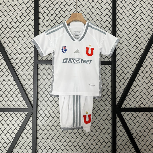 Kit Infantil Universidad de Chile Away 24/25 . - Branco