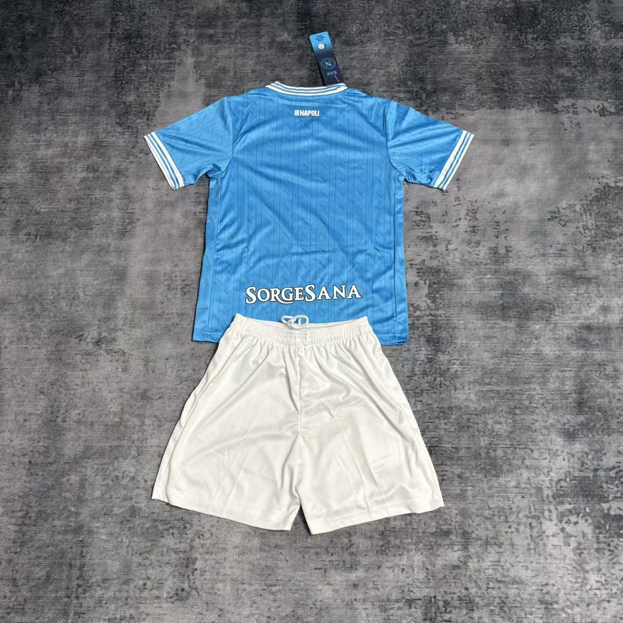 Kit Infantil Napoli Home 25/26 . EA7 - Azul