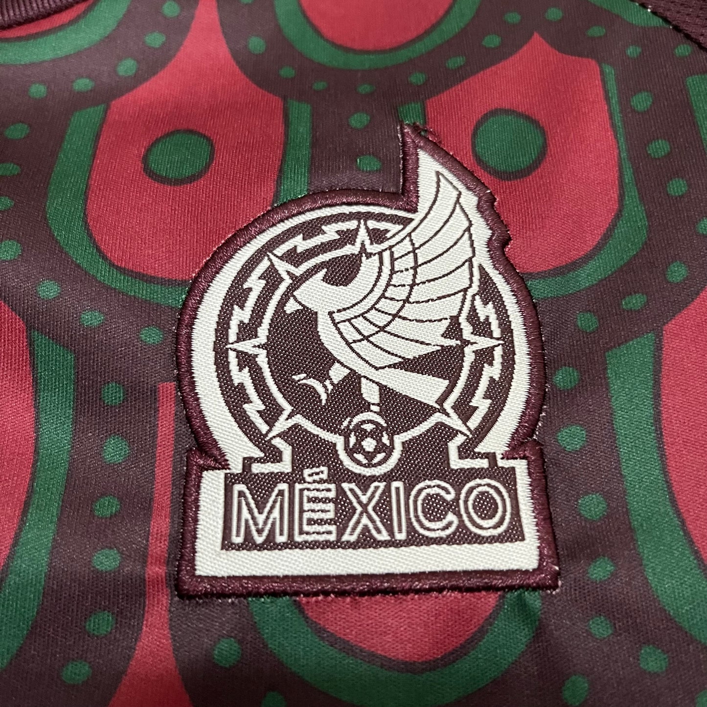 Kit Infantil México Away 24/25 -Vermelho e Preto