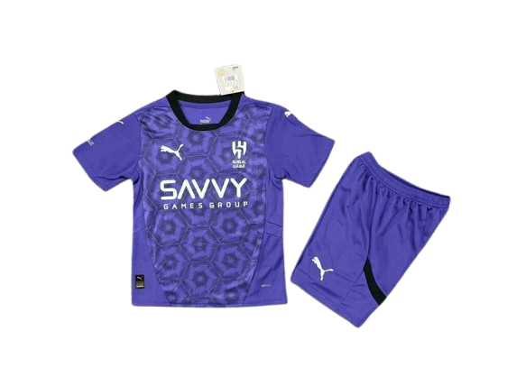 Kit Infantil Al Hilal Third 24/25 . - Roxo