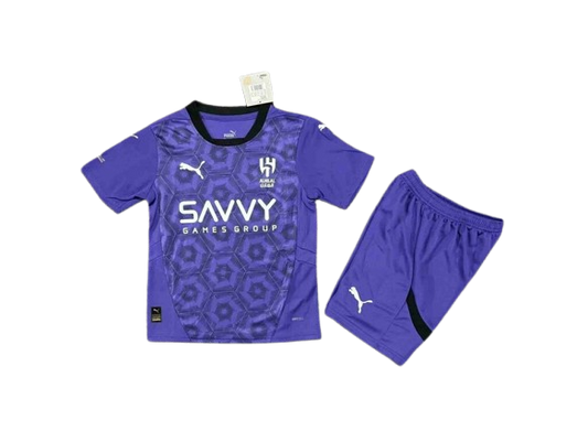 Kit Infantil Al Hilal Third 24/25 . - Roxo