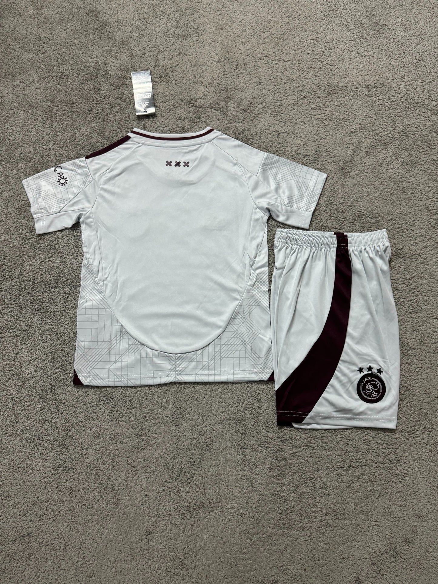 Kit Infantil Ajax Third 24/25 - Branco