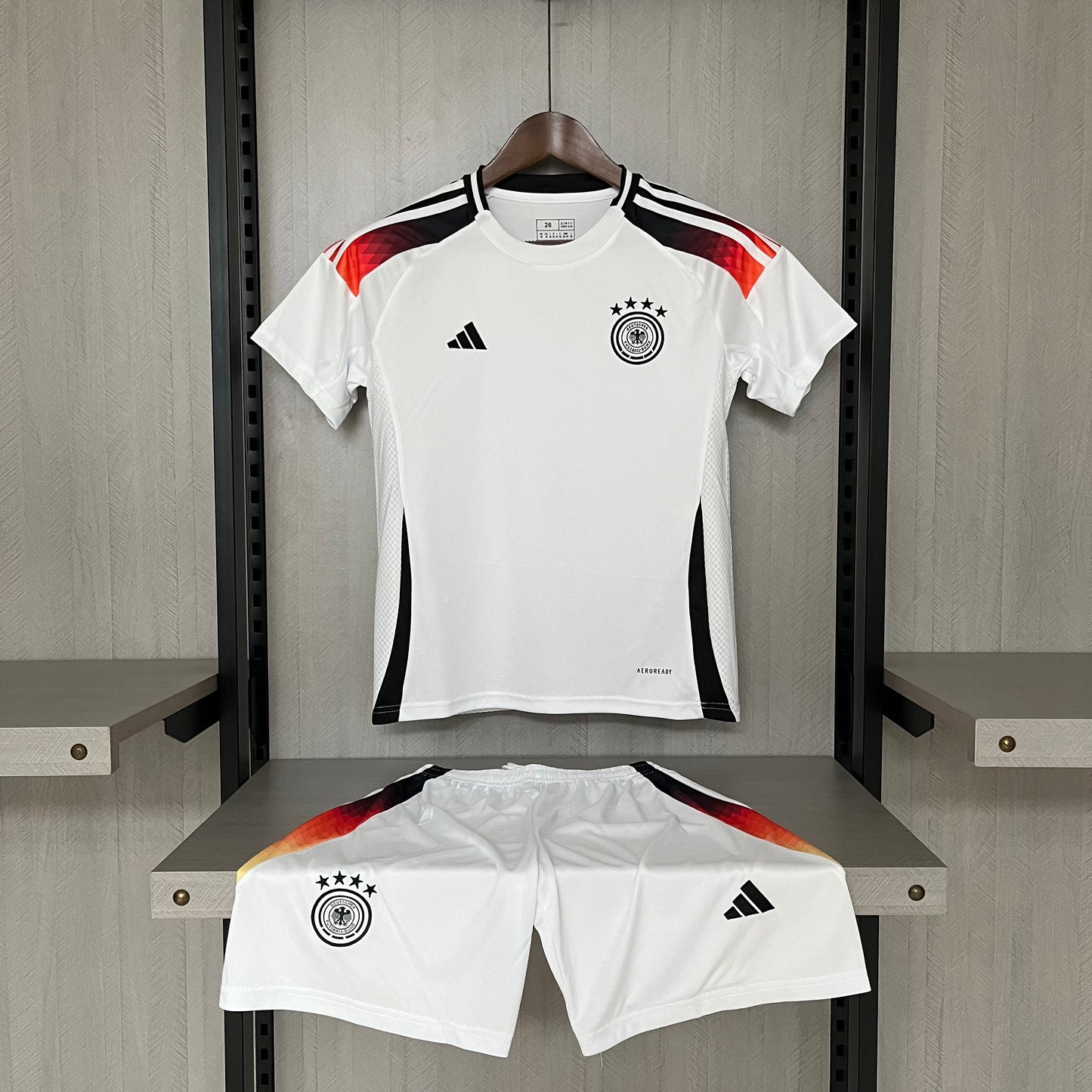 Kit Infantil Alemanha Home 24/25 -Branca
