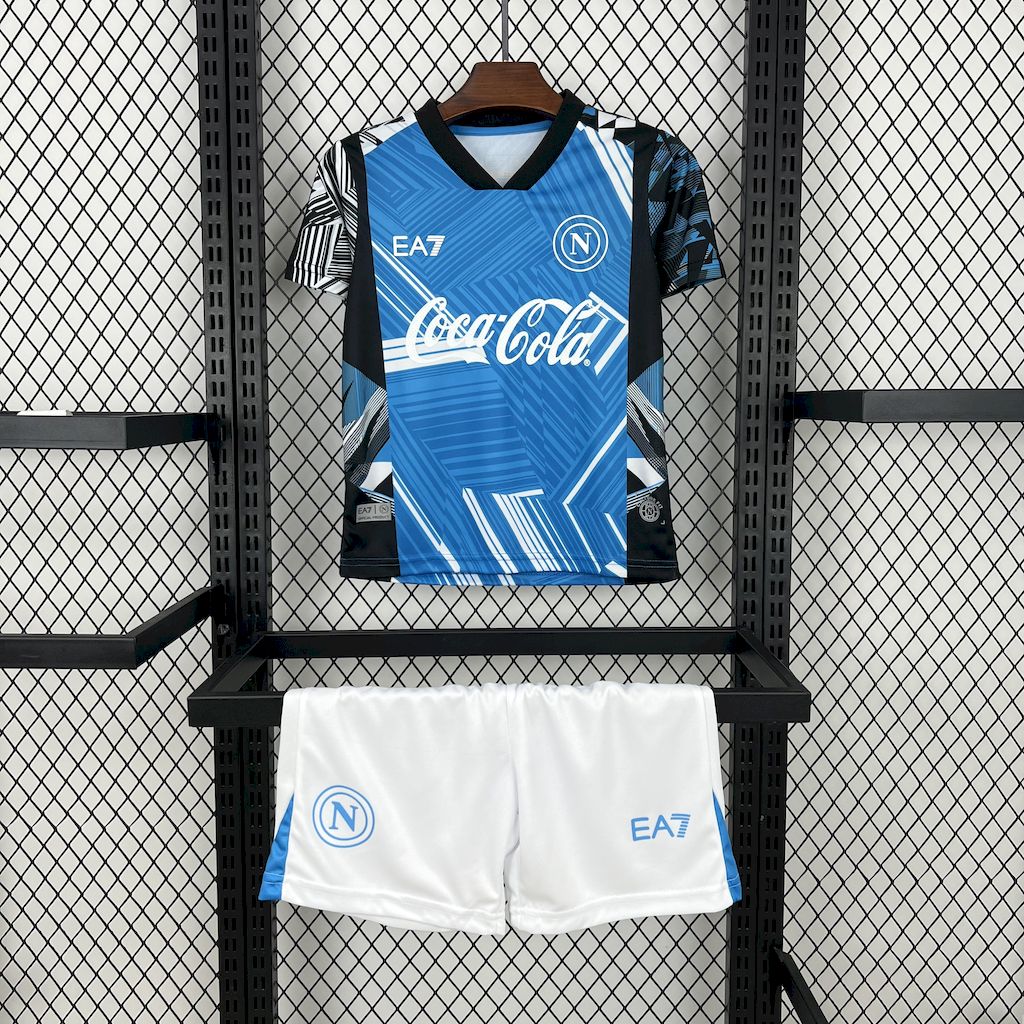 Kit Infantil Napoli Edição Especial 24/25 . EA7 - Azul