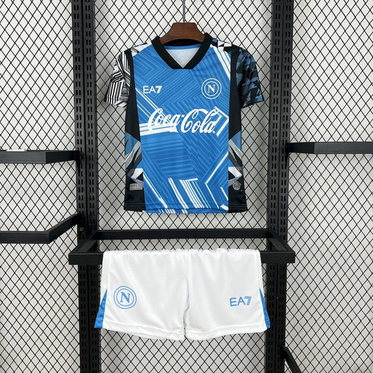 Kit Infantil Napoli Edição Especial 24/25 . EA7 - Azul